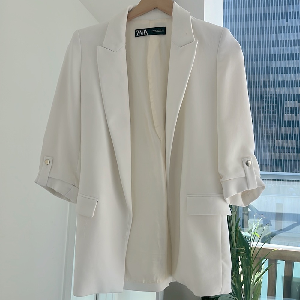 Zara Blazer in Ivory